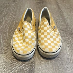 VANS CHECKERED SLIP ONS